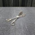 TONGS PASTRY BREAD SILVERPLATED
