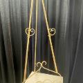 GOLD SCROLL EASEL