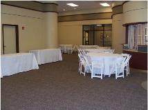 Rectangular and  Round Table Setup at Welder Center